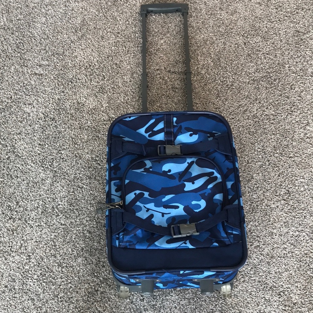 Pottery Barn Kids rolling carry on luggage
